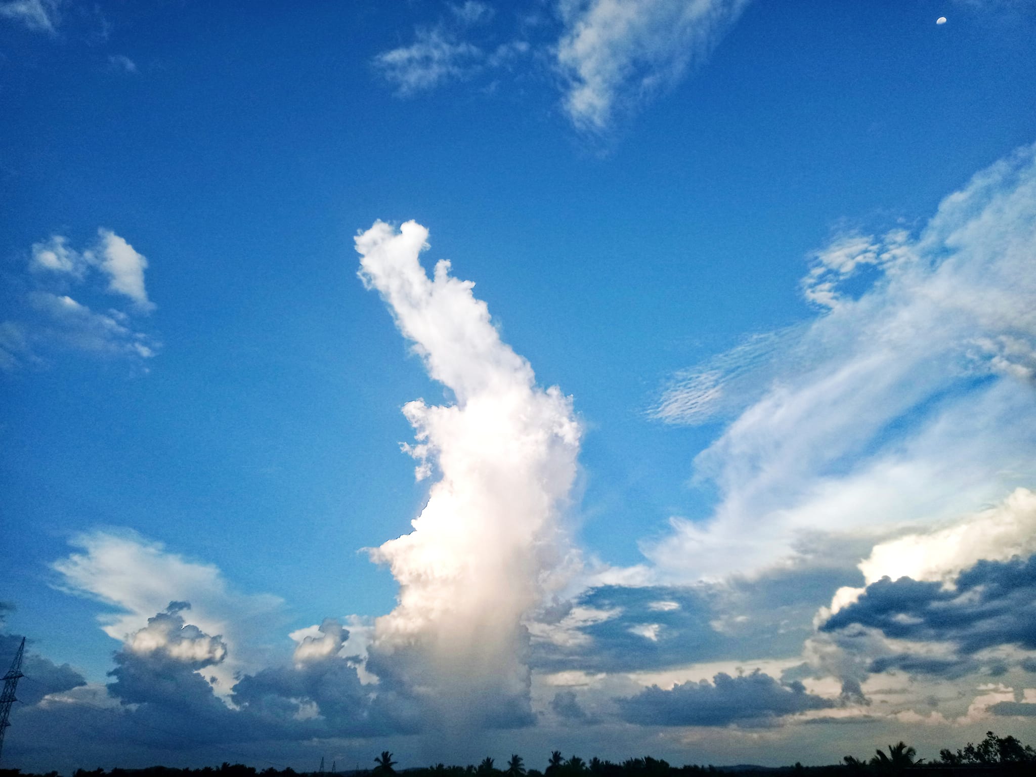 Clouds in blue Sky